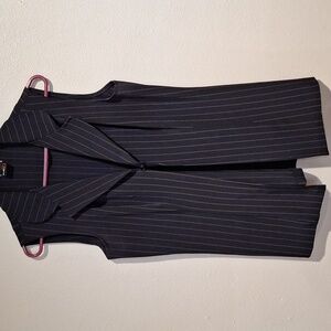 Vintage y2k studio y pinstripe vest